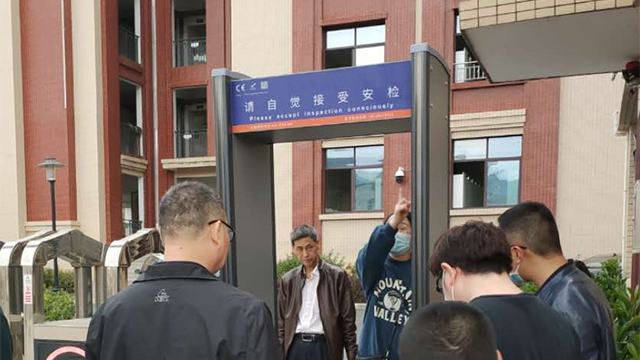 熱成像智能人體測(cè)溫安檢門筑牢學(xué)校疫情防線