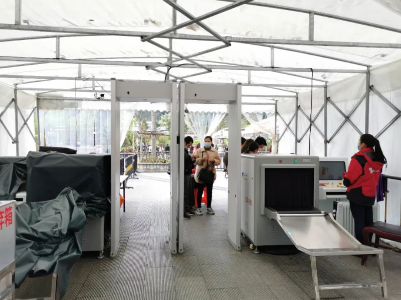 測(cè)溫型金屬安檢門