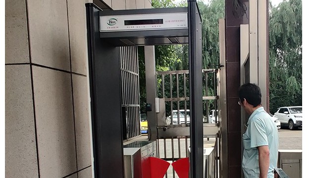 采購室外防水安檢門只為一份信任！常州中海再次“握手”探天下